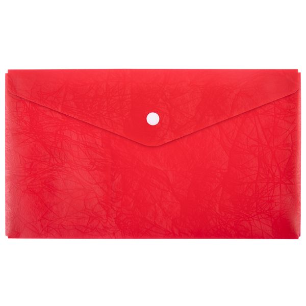 Папка-конверт с кнопкой travel 180 мкм 12 шт, красный new ЕС211130004, Expert Complete