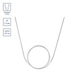 Спицы круговые сталь ⌀2.0 мм, 100 см, 1 шт, с металлической леской, Visantia VTS-1