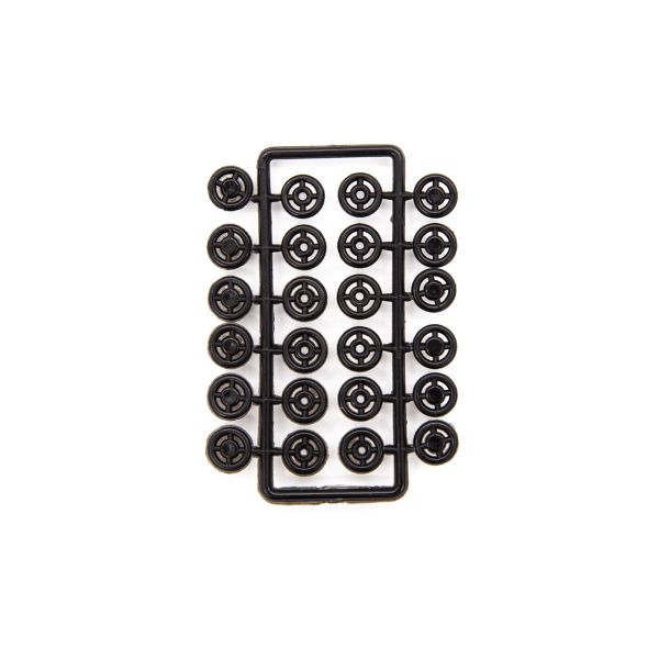Кнопки для легких тканей, черные, 7 мм, упак. 12 комплектов, Hobby&Pro, 5 упак