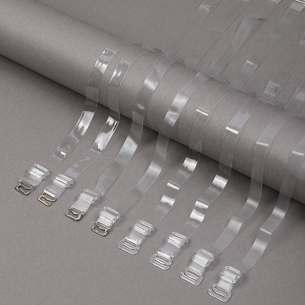 Набор бретелей для бюстгальтера 10 мм, TBY.0T105 цв.прозрачный матовый, глянцевый уп 4 пары