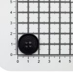 Пуговицы 4 прокола 32L (Blk-200 (черный)), 72 шт