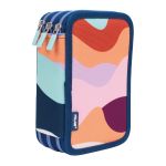 Пенал на молнии трехярусный с наполнением 19,5*13*7,5 см, 081364FN, Milan 081364FN