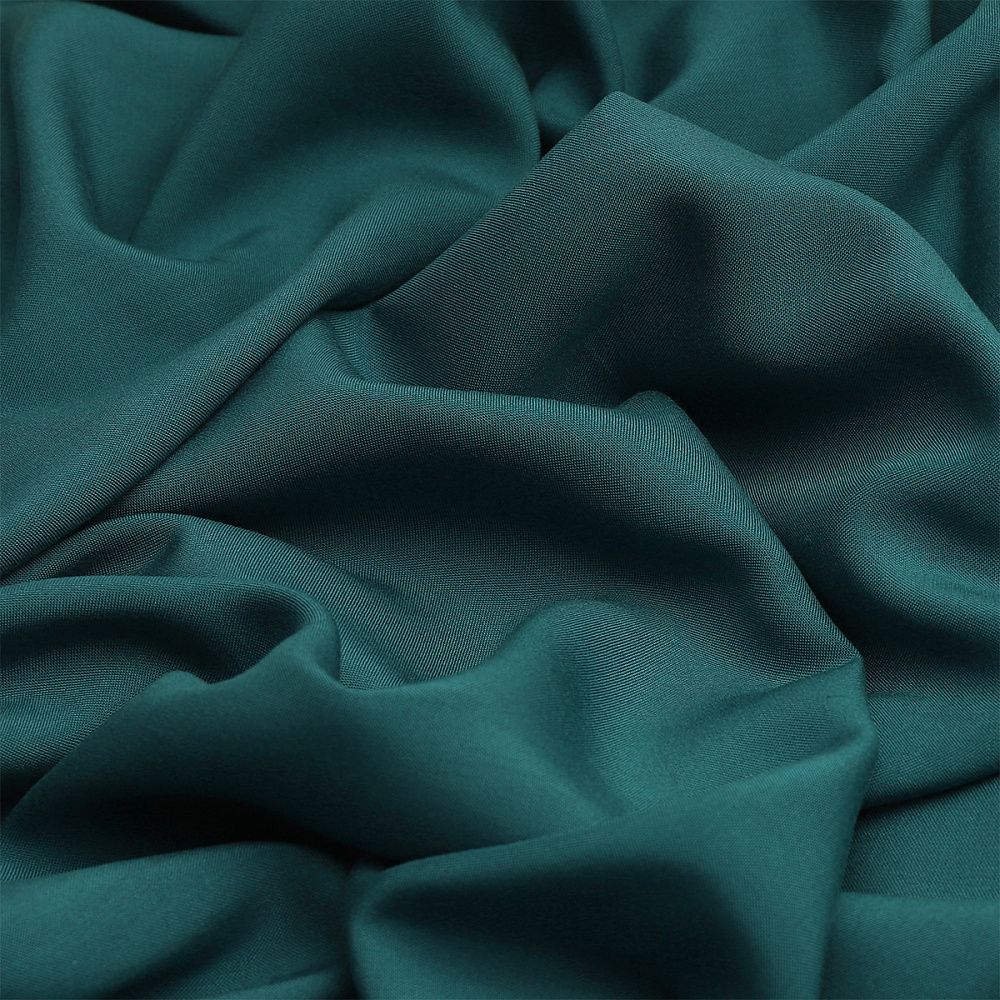 Штапель 110 г/м², 145 см / 2 метра, TBY-Vi-30-08.2, цв.08 морская волна