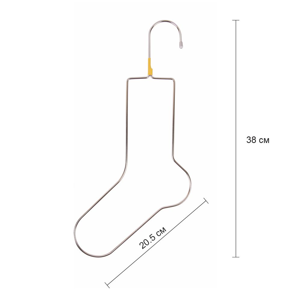 Блокатор-шаблон для вязания носка размер 32-34, металл, 2 шт, Gamma SBМ