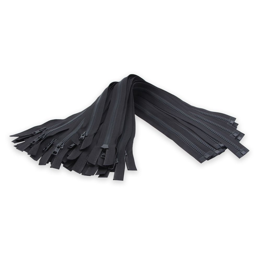 Молния трактор Arta Т6 (6 мм) 1 зам., разъем., 50 см, ОПТ. УП. 25 ШТ., 102 т.серый