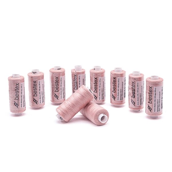 Нитки швейные бытовые Bestex 40/2, 365 м (400 ярд) / 10 кат., 029 нежно-розовый