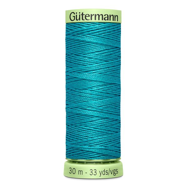 Нитки отделочные Gutermann Top Stitch, 30м, 055 св.зеленая бирюза, 5 катушек