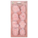 Набор вырубок для печенья пластик, 8 шт, №1 Рождество, S-Chief SHF-0353