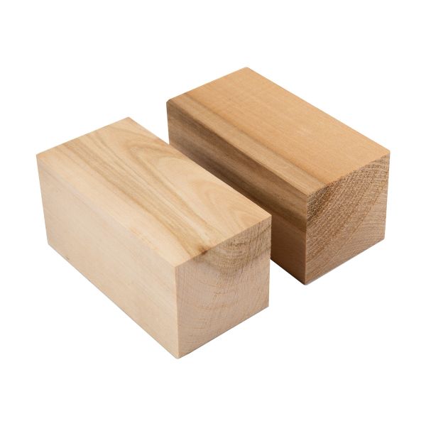 Заготовка деревянная брусок для творчества и резьбы липа 10х5х5 см, 2 шт, Mr.Carving БДЛТ-202
