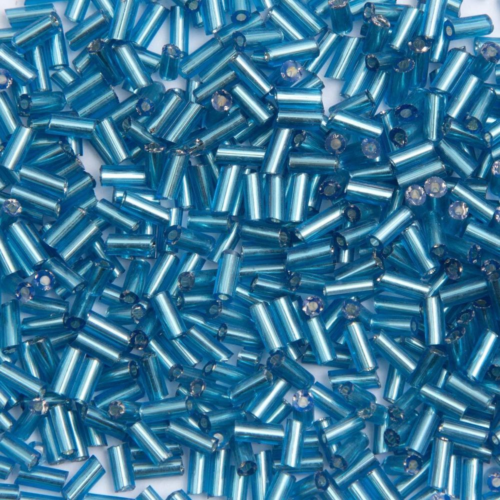 Стеклярус Astra&Craft 5 мм, 150 г (10х15 г), цв. 33 светло-бирюзовый