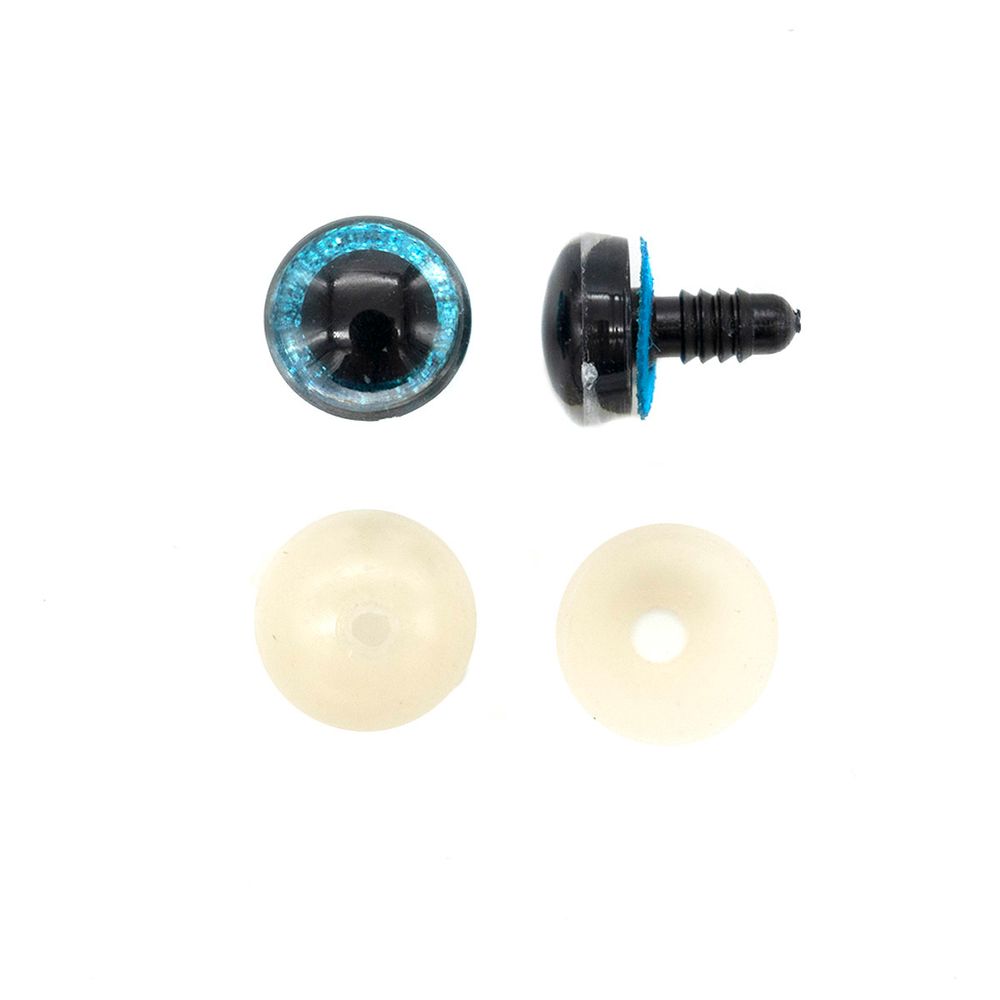 Глаза для кукол и игрушек Голубые 16 мм, 2 шт