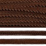 Тесьма декоративная Самоса V03 18 мм, цв.30 коричневый уп.9м