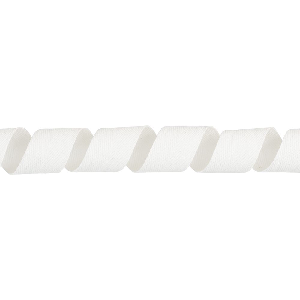 Тесьма (лента) киперная (100 х/б) 30 мм / 50 метров, белый/white, Gamma TCT-30