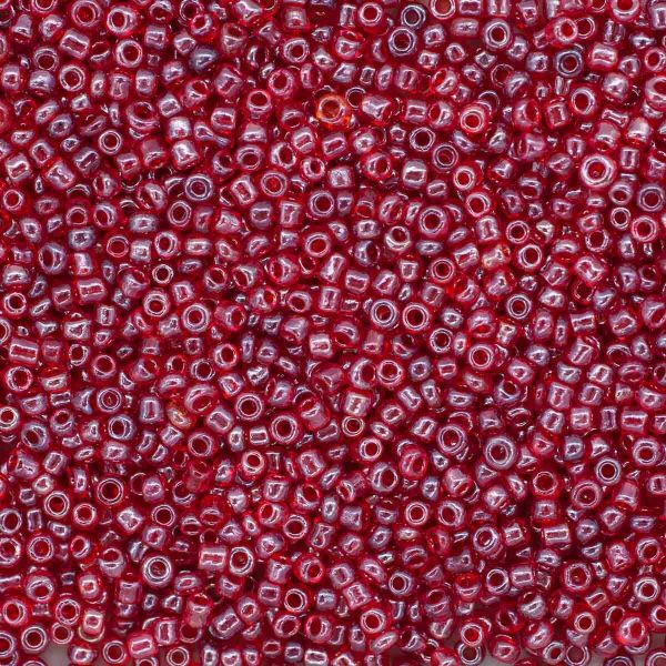 Бисер Astra&Craft 11/0 (2.1 мм), 200 г (10х20 г), цв. 105B бордовый/прозр.глянцевый