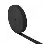 Резинка вязаная 35.0 мм / 40 метров, стандартная 3.9 г/п.м., черный