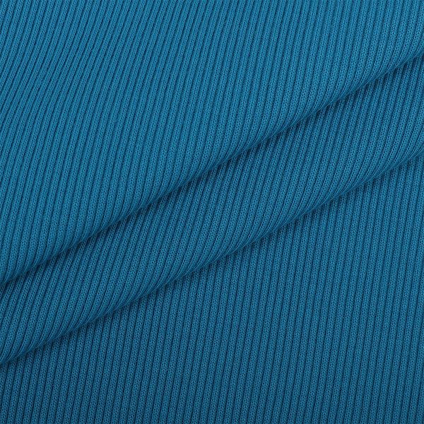 Кашкорсе с лайкрой пенье 400 г/м², 60+60 см / 15 метров, КАШ.400.17-4432.15, бирюза