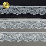 Кружево эластичное (стрейч) арт.L839 30мм цв.F183 голубой уп.50м, Kruzhevo