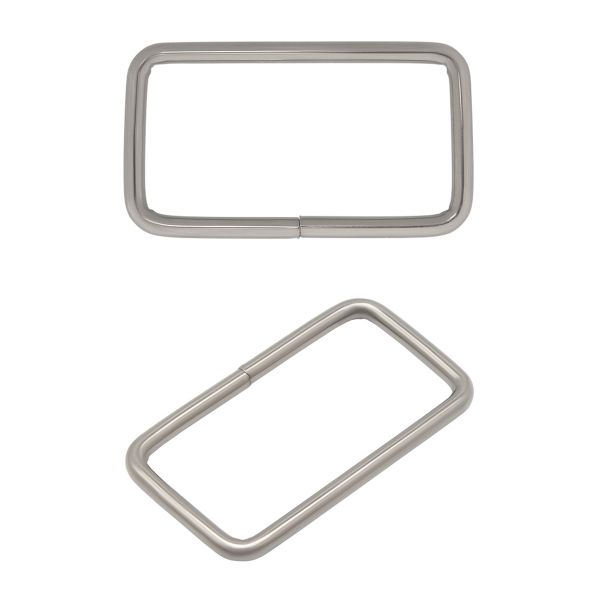 Рамка прямоугольная металл 40х3 мм, чер.никель, 100 шт