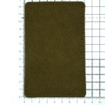 Заплатки пришивные из замши, прямоугольник 8х12,7см с перфорацией, 2 шт, 100% кожа, 33 хаки, 59123