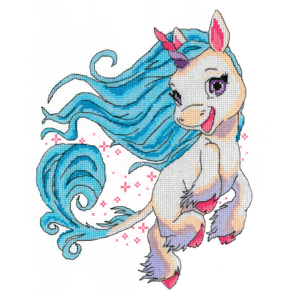 Набор для вышивания нитками Нитекс, Ветер 22х26 см