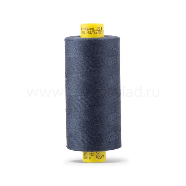 Нитка универсальная Gutermann Mara 120/2, 1000 м, 700207, 537 т.серо-синий джинс, 1 шт