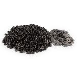 Люверсы металл ⌀_7.3 мм (внутр.), h5.41 мм (внутр.), №5, металл, уп.≈1000 шт, New Star, чер.никель