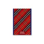 Блокнот на скобе, A6 48 л. 10 шт клетка, Тартан 01733, Б261 Светоч