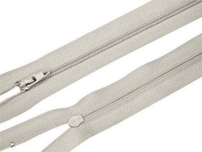 Молния спираль (витая) (цв.SBS) брючная Т3 (3 мм) 1 зам., н/раз., 18 см, автомат, S-576 светло-серый, уп.5000 шт