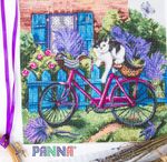 Набор для вышивания нитками Panna, Полдень в Провансе, 25,5х25,5 см