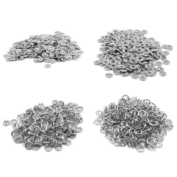 Кнопка рубашечная (джерси) сеточка ⌀9.5 мм, ≈1440 шт, МЕТАЛЛ, никель, NEW STAR