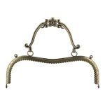 Застежка для сумки фермуар 20.5х7 см, 5 шт, 02 под состаренную бронзу, Gamma FER-05