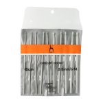 Набор крючков для вязания ⌀2,00-5,0 мм, 13 см, 10 шт, алюминий, Pony