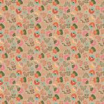 Ткань для пэчворка Peppy Лесные жители, отрез 50х55 см, 146 г/м², ЛЖ-13 бежевый, Peppy