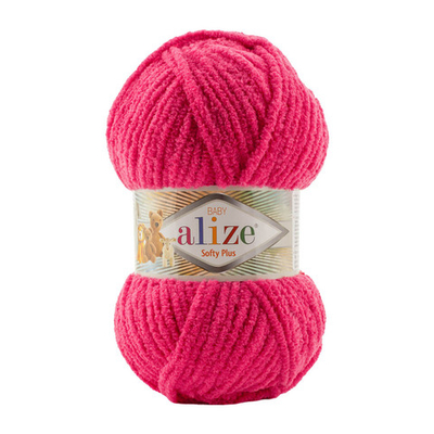 Пряжа Alize (Ализе) Softy Mega / уп.5 мот. по 100 г, 70м, 798 бугенвиллия