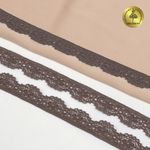 Кружево эластичное (стрейч) 8031 15мм цв.L1645 шиншилла, 50м, Kruzhevo
