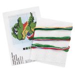 Набор для вышивания нитками РС Студия, Крокодил 8х7см