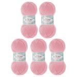 Пряжа Alize (Ализе) Happy Baby New / уп.5 мот. по 100 г, 320м, 161 пудра