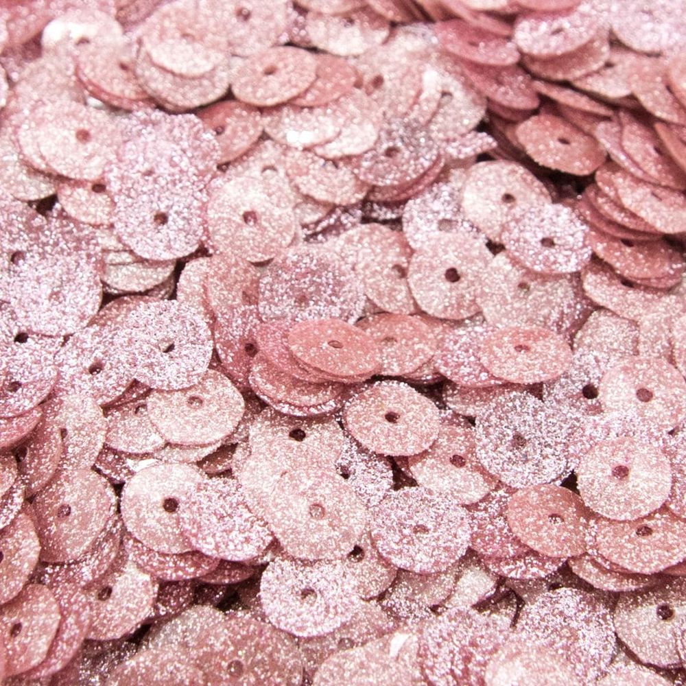 Пайетки Глиттер, 6мм, Astra&Craft, 10г (9617 розовый), 10 шт