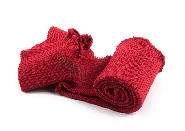 Подвяз (довяз) трикотажный с манжетами (комплект): подвяз 10.0х88 см, 2 манжета 8.5х10 см, (10 класс), кармин 739, Blitz