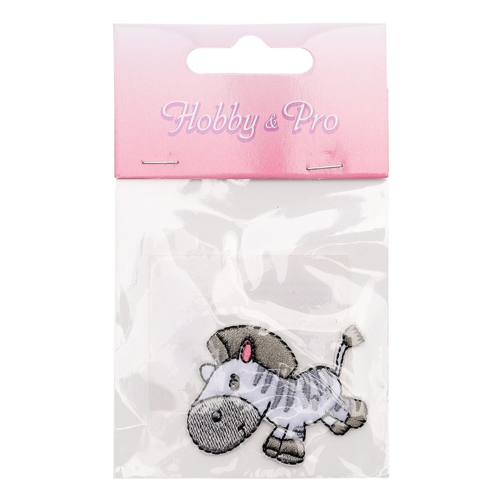 Термоаппликация Маленькая зебра,4.8х5cm, Hobby&Pro