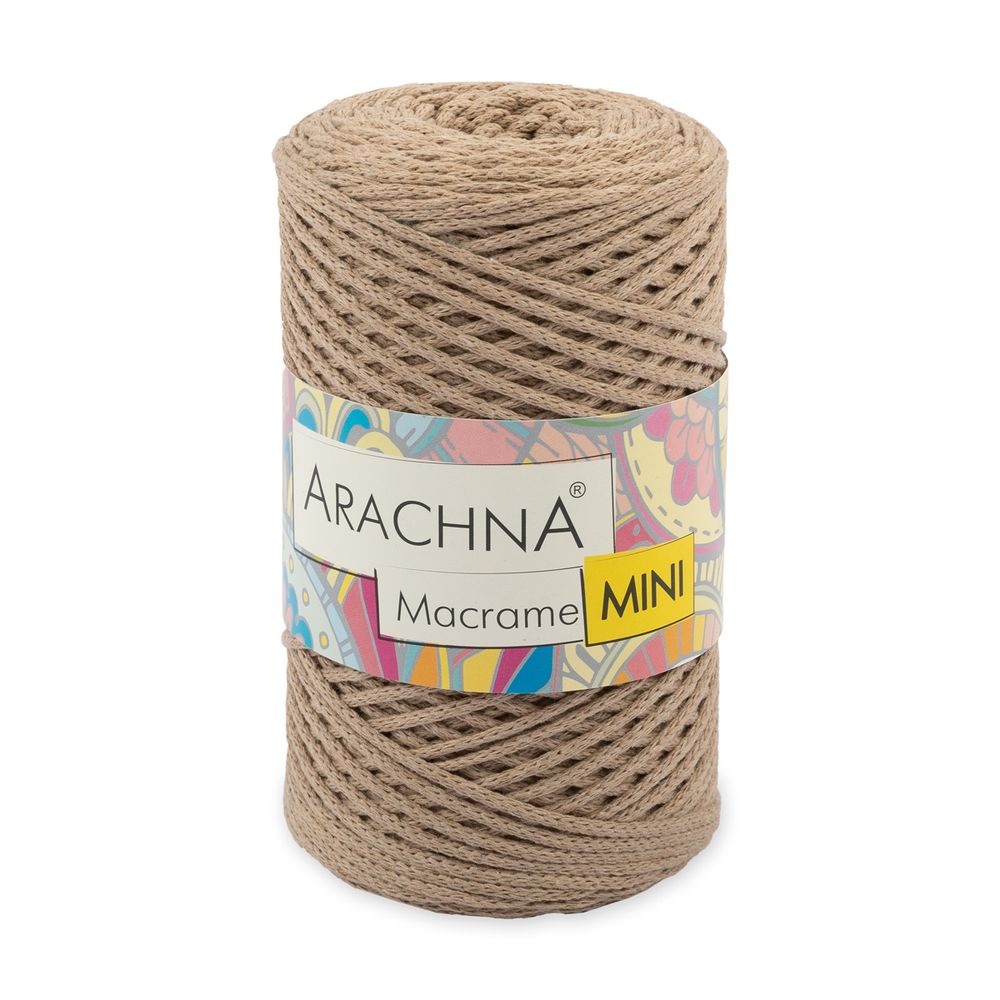 Пряжа Arachna Macrame Mini / уп.4 мот. по 250г, 200 м, 44 бежевый