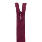 Молния потайная (скрытая) Т3 (3 мм) 1 зам., н/раз., 20 см, бордо, 31210 / 20, 10 шт