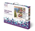 Алмазная (кристальная) мозаика Фрея, Рождественская машина, 30х40 см