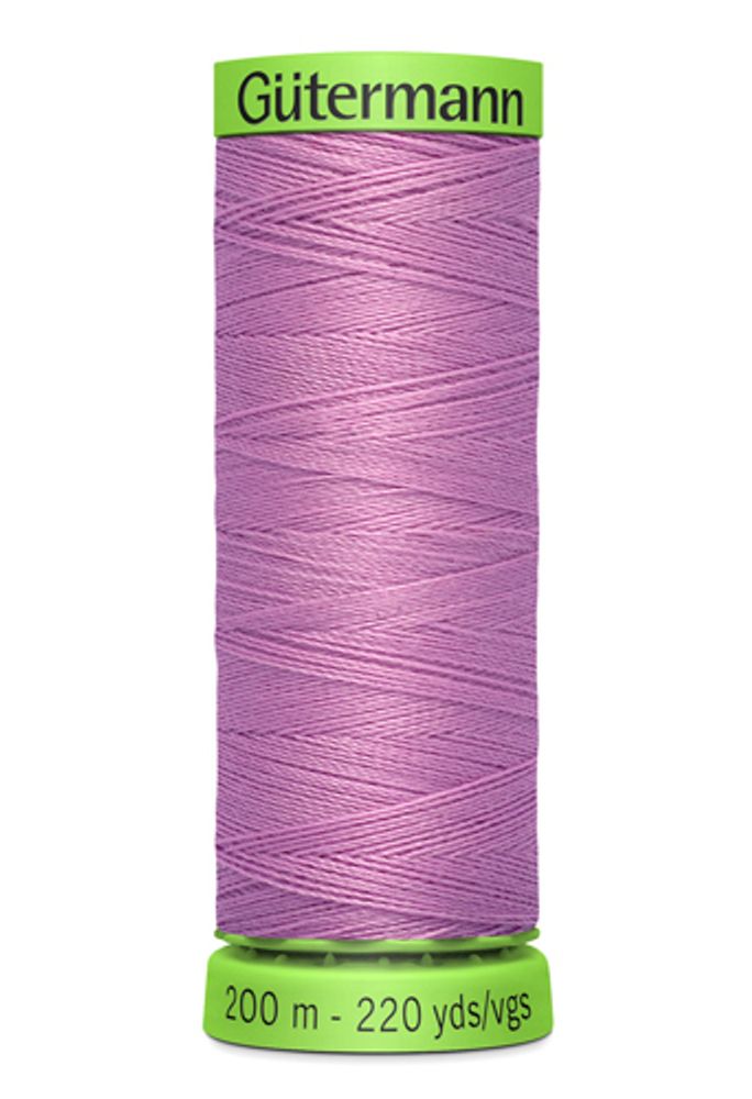 Нитки для тонких тканей Gutermann Extra Fine 150, 200м, 211 нежно сиренево-розовый, 5 катушек /TOS/