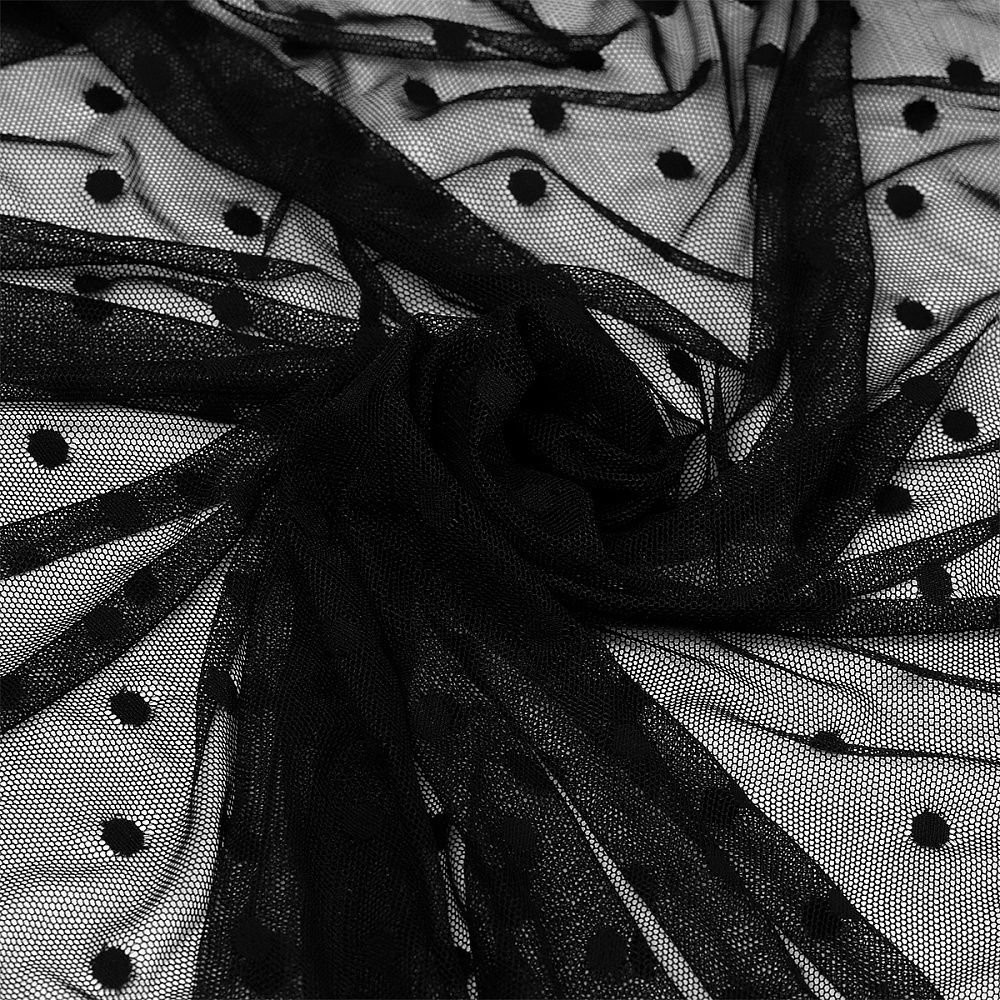 Сетка бельевая эластичная 95 г/м², шир.160 см / 254 метра.00129.02, цв.02 черный /00129.02/