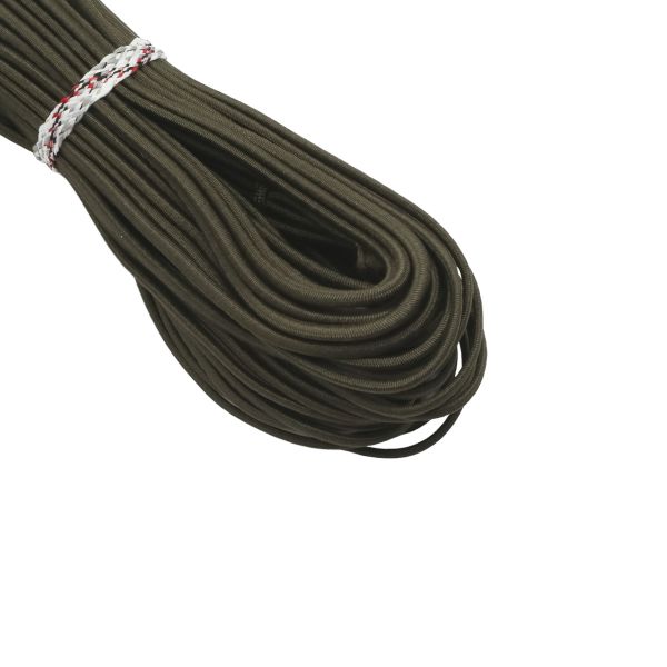 Резинка шляпная (шнур эластичный) ⌀2.0 мм / 30 метров, оливковый