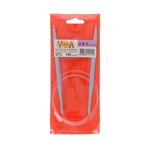 Спицы круговые металл ⌀6.5 мм, 100 см, со спец. покрытием, Visantia VTC