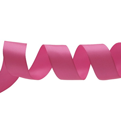 Лента декоративная ёлочка 40.0 мм / 20±1 метров, 24 фуксия
