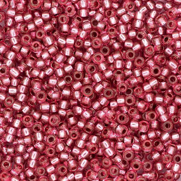 Бисер Preciosa цветной с серебр.центром 10/0 (08298), круг.отв., 500гр