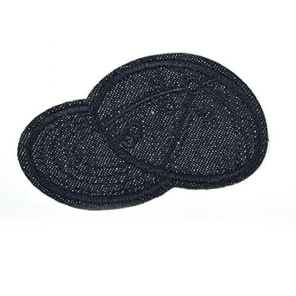 Термоаппликация джинсовая КЕПКА 95х55 мм, 10 шт